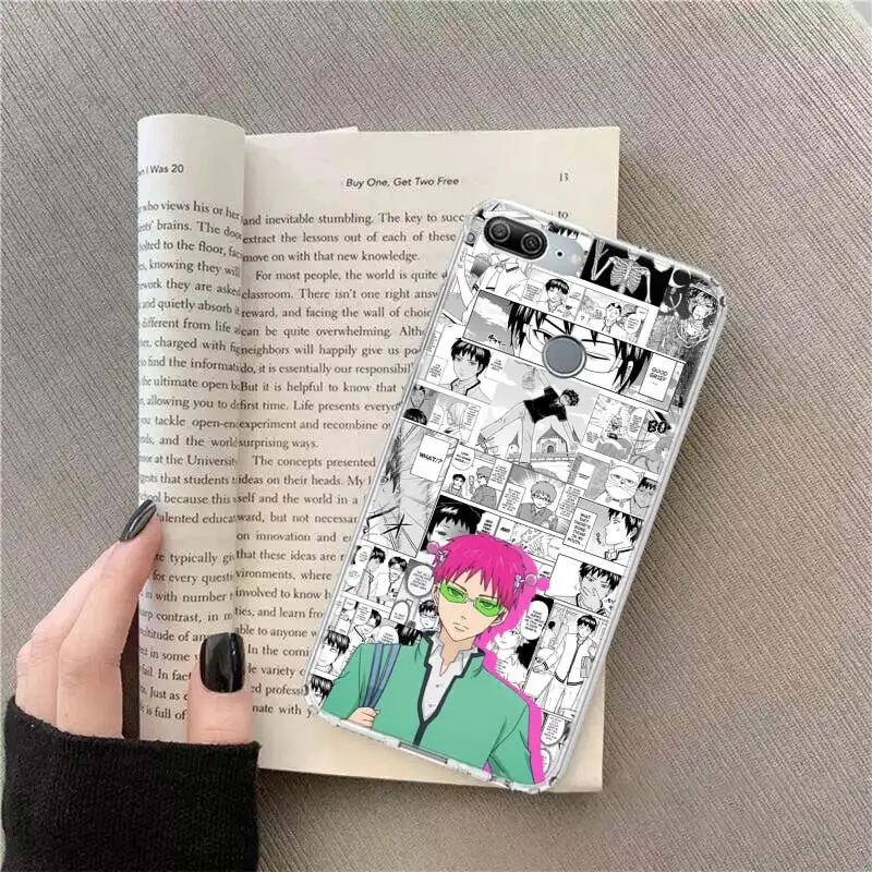 Anime The Disastrous Life Of Saiki K Kusuo Phone Case For Xiaomi Redmi Note 12 Plus 12S 10 11 Pro 4G 5G 9T 9S 8T 10S 11T 11S 11E