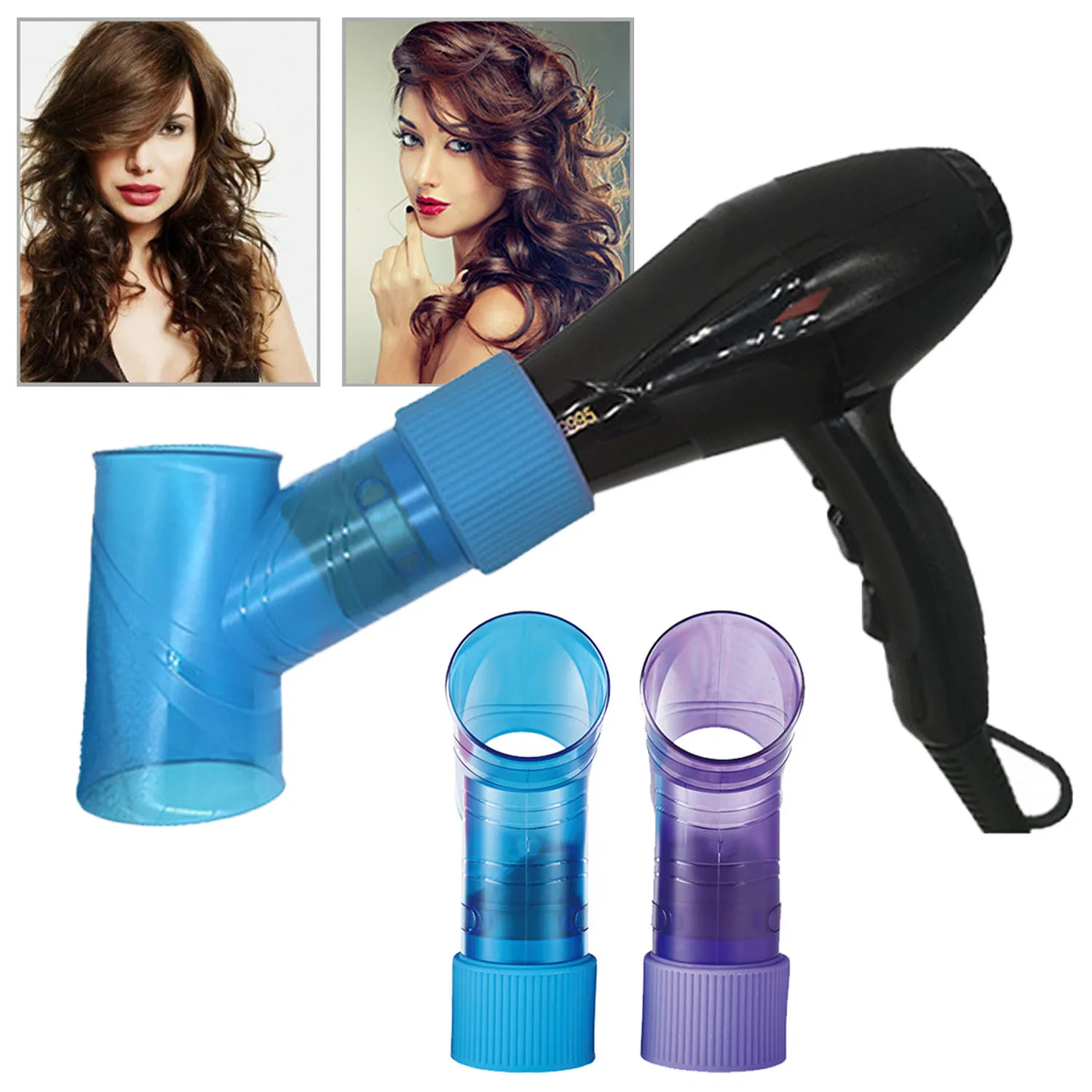 

Portable Universal Hair Dryer Cover Hair Curl Diffuser Disk Hairdryer Blower Hair Curler Drying Styling Tool