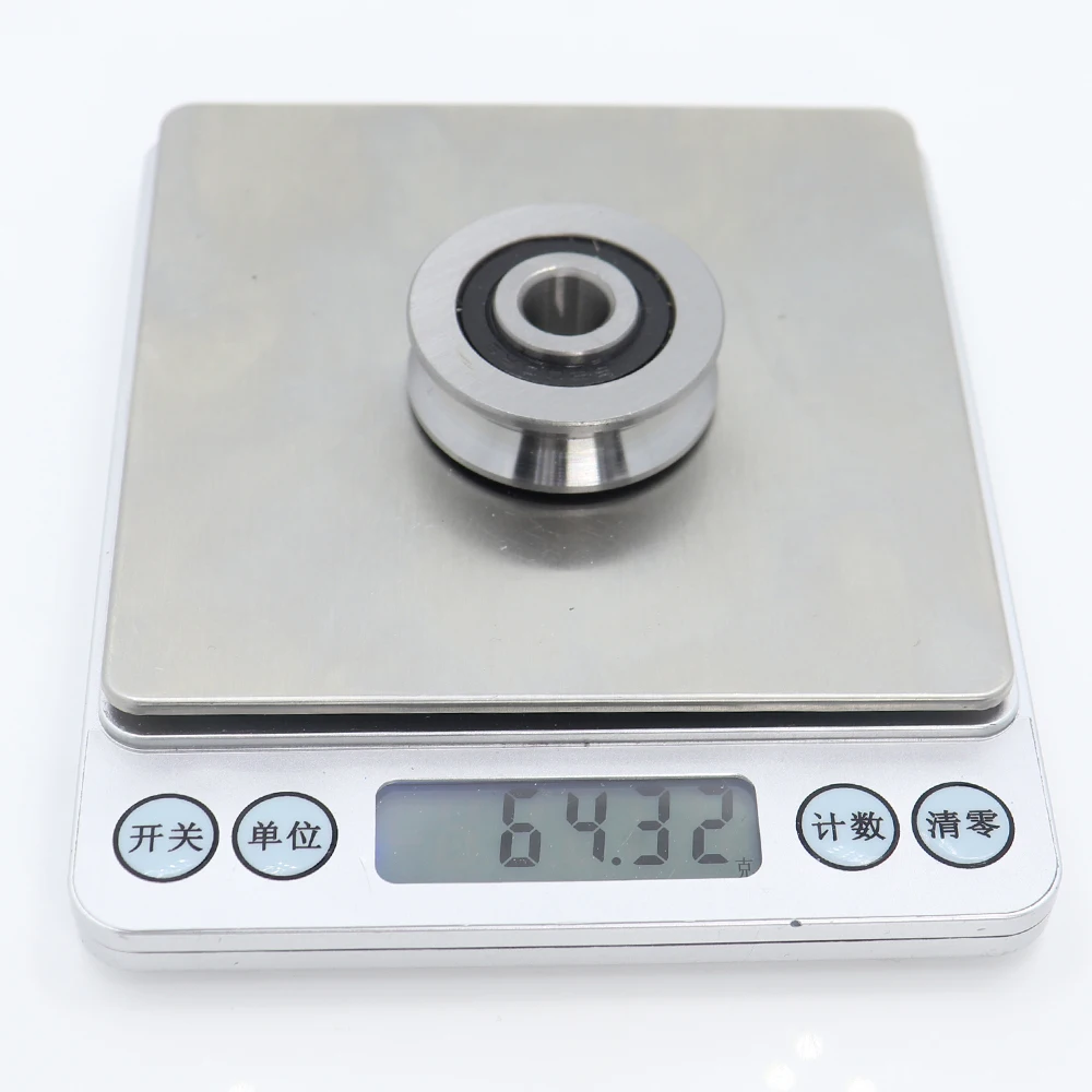 V10371214 V Groove Sealed Ball Bearing  (4PCS) 10*37*12*14 mm Pulley Wheel Bearings V6/3 V7/3 V8/3 Guide Track Rlooer Bearing