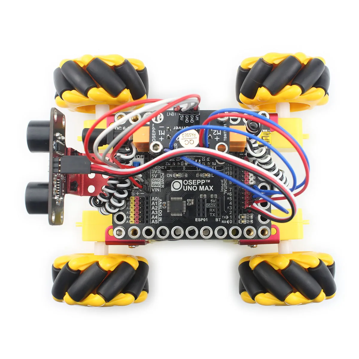 Mecanum Wheel RC Robot Car Kit For Arduino With TT Motor Scratch Graphic Programming STEM Toy