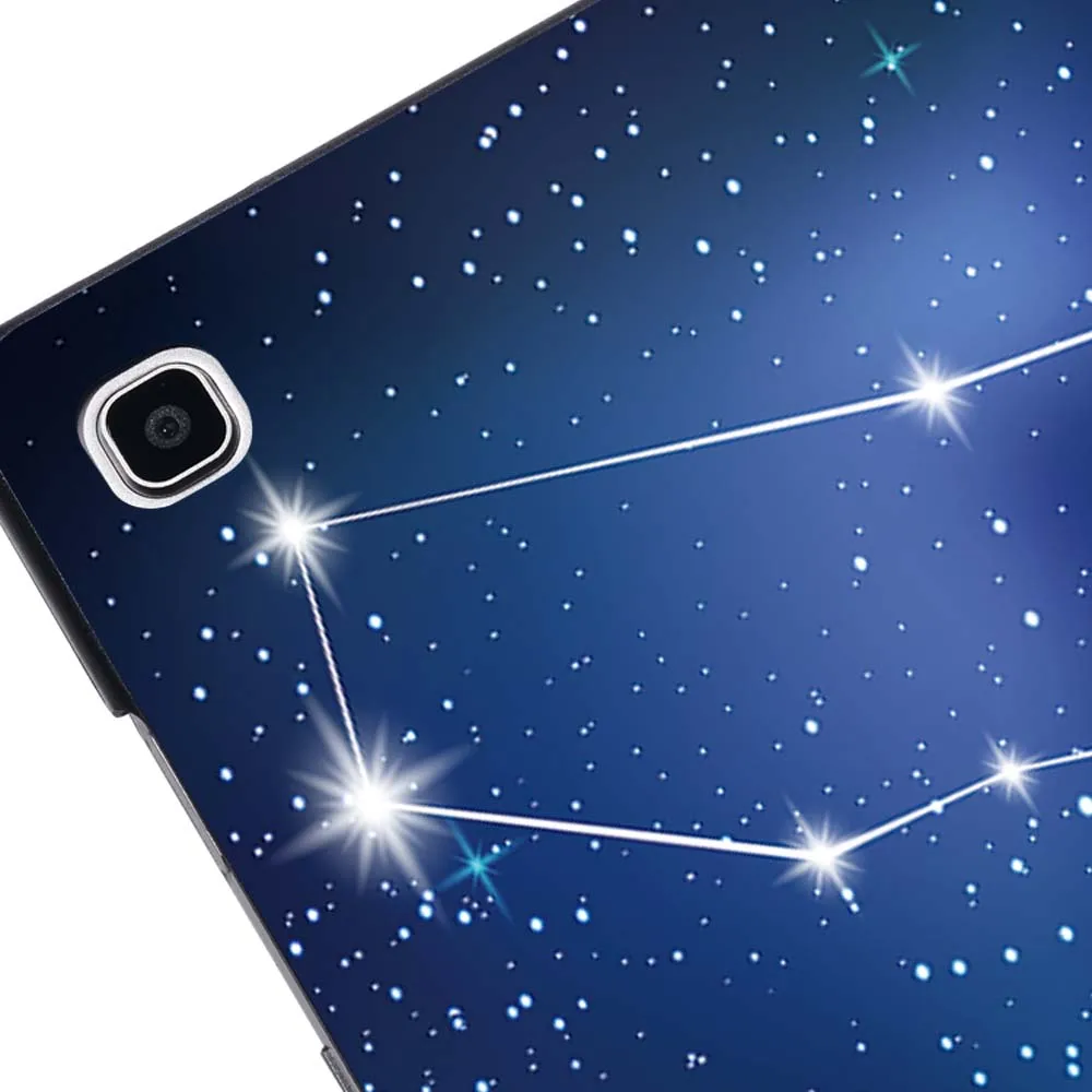 Capa de tablet com estampa de constelação, tablet para samsung galaxy tab a7 10.4 polegadas 2020 t500 t505