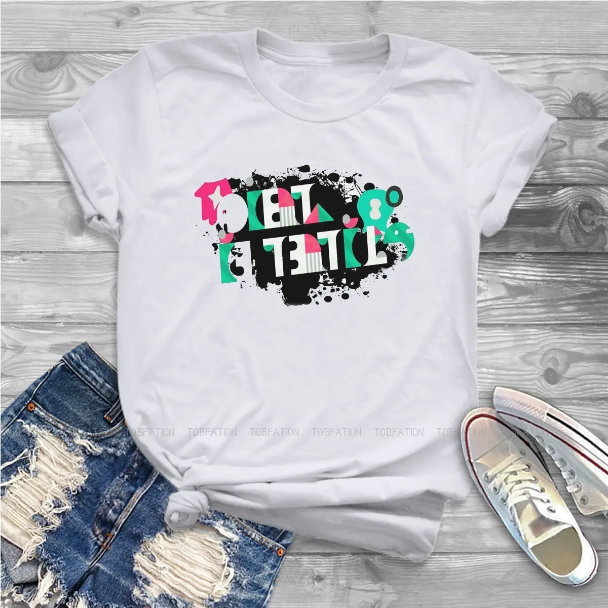 Off the Hook Harajuku TShirt Splatoon Inklings Switch Salmon Run Game Creative 4XL T Shirt Girl Tee Unique Gift Idea