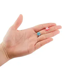 100 Acrylic Spacer Beads with Star for Jewelry DIY #6