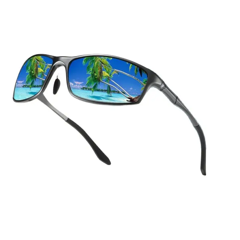 Men's Full Frame Aluminum Magnesium UV Protection Polarized Sunglasses 6535