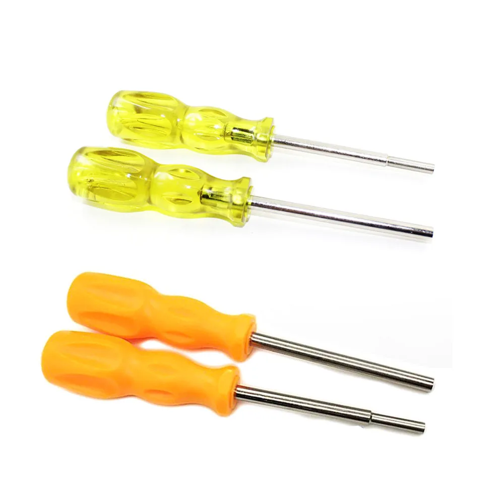 1pc Yellow / Orange Security Screwdriver Bit Set 3.8 & 4.5 mm For Nintendo NES SNES SEGA N64 Console & Cartridge