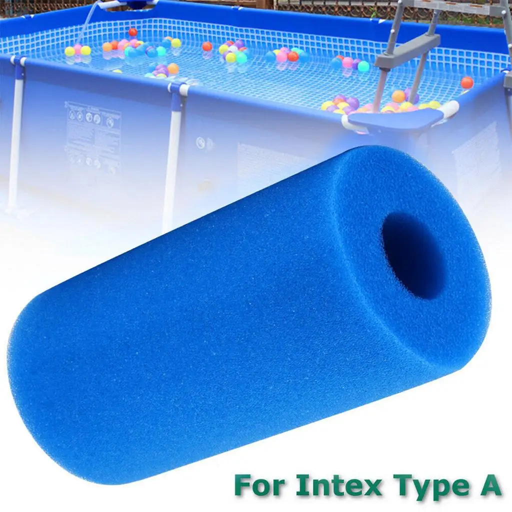 Bomba de filtros lavable reutilizable para piscina, suministros de limpieza, equipo para Intex tipo A, repuesto para piscinas sobre el suelo