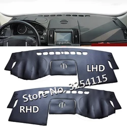 PU Leather Dashmat Suede Dashboard Cover Pad Dash Mat Carpet Car Styling Accessories For Land Rover Freelander 2 LR2 2006-2014