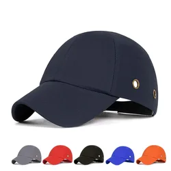 Gorra de béisbol de seguridad para el trabajo, sombrero duro anticolisión, ligero, protección para la cabeza, bricolaje, reparación