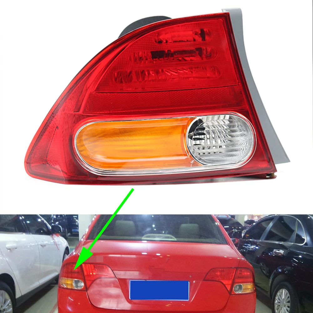 

Tail Light For Honda Civic 2006 2007 2008 2009 Car Rear Tail Lamp Turning Signal Brake Lamp Warning Bumper Light