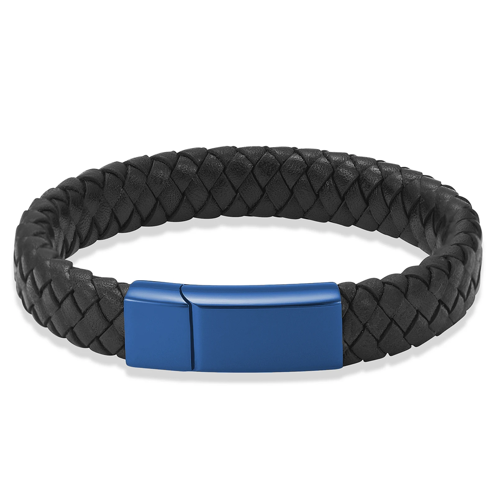 Cremation Memorial Urn Bracelet Made of Genuine Leather, Stainless Steel Cremation Bangle Keepsake Urn Bracelet for Ashes