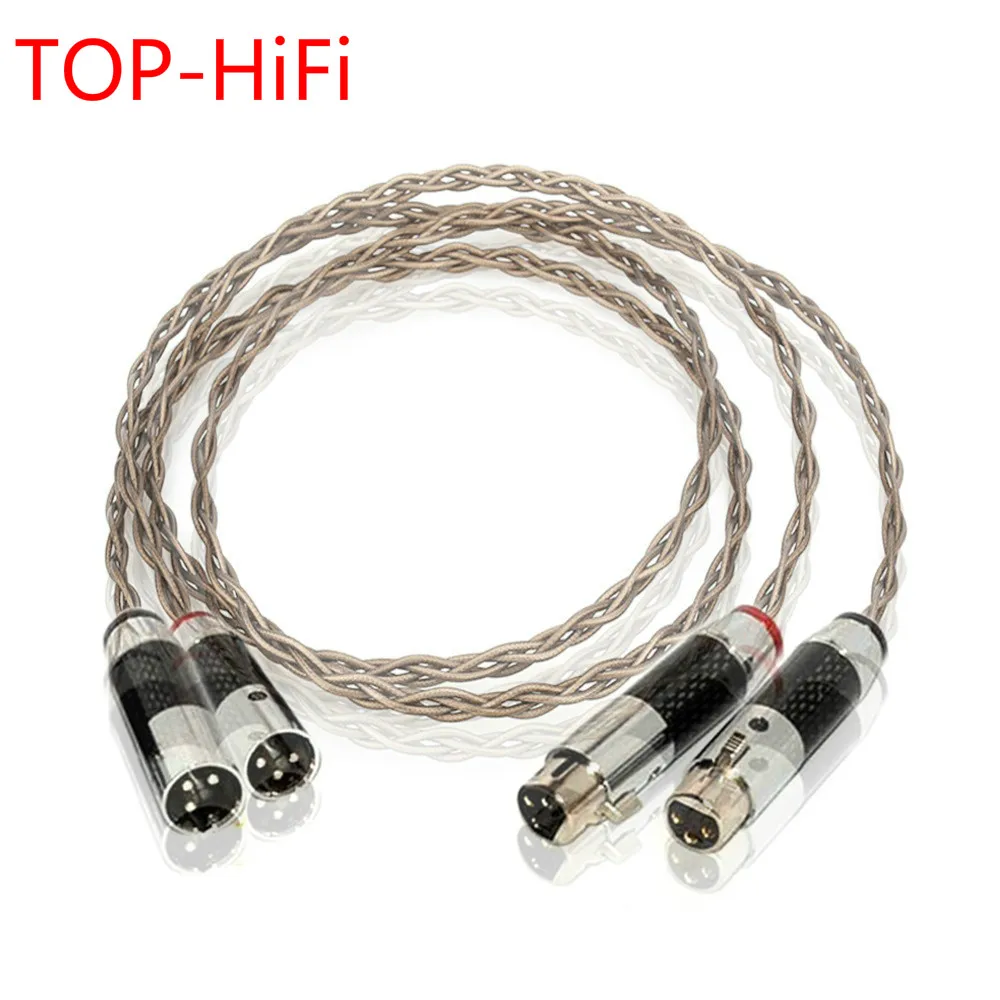 

TOP-HiFi Pair Nordost Odin Single Crystal Silver XLR Male to Female Audio Wire Carbon Fiber 3pin XLR Balanced Cable