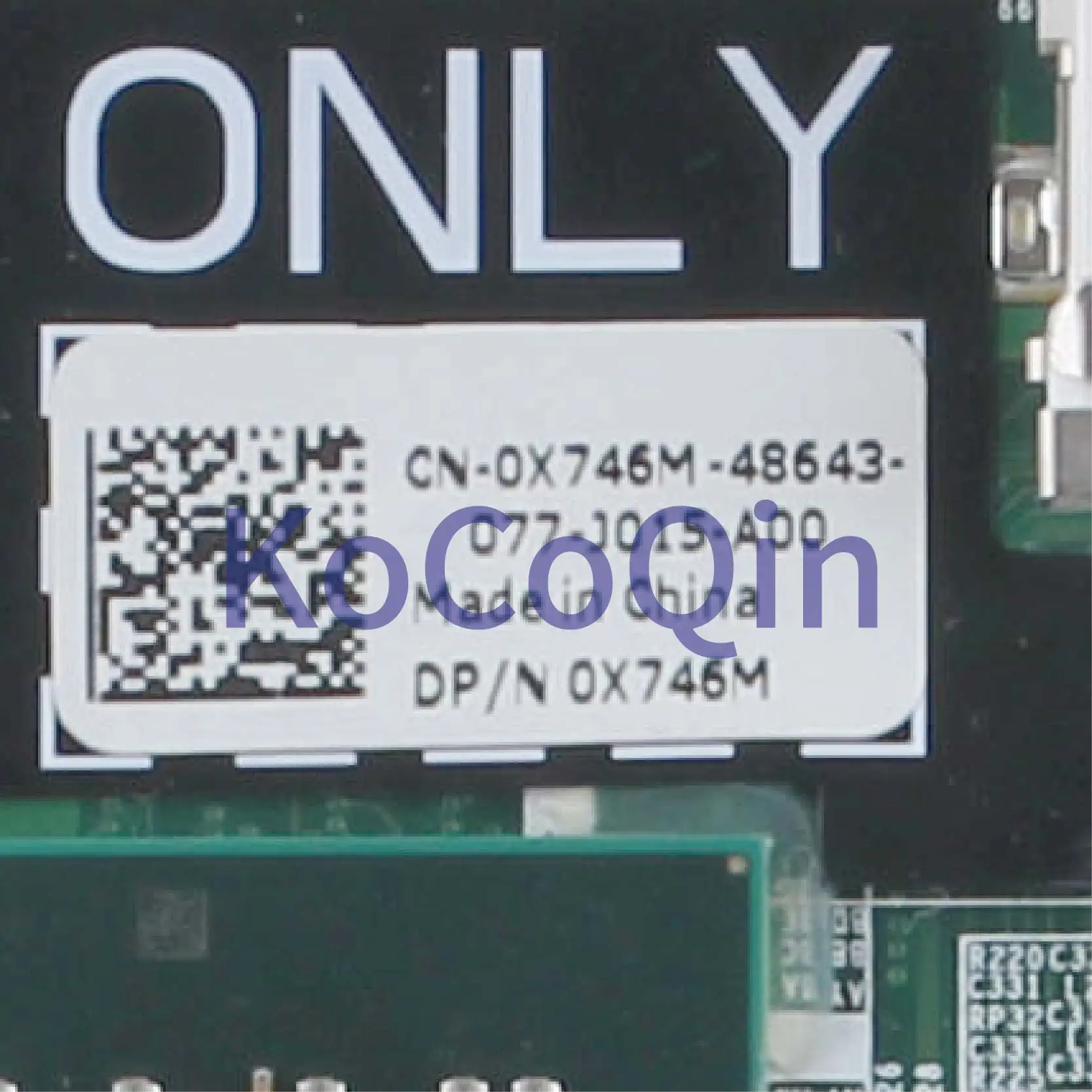 Imagem -03 - Kocoqin Placa-mãe para Computador para Computador Dell Seus Modelos 1220 Vethernet 0x746m