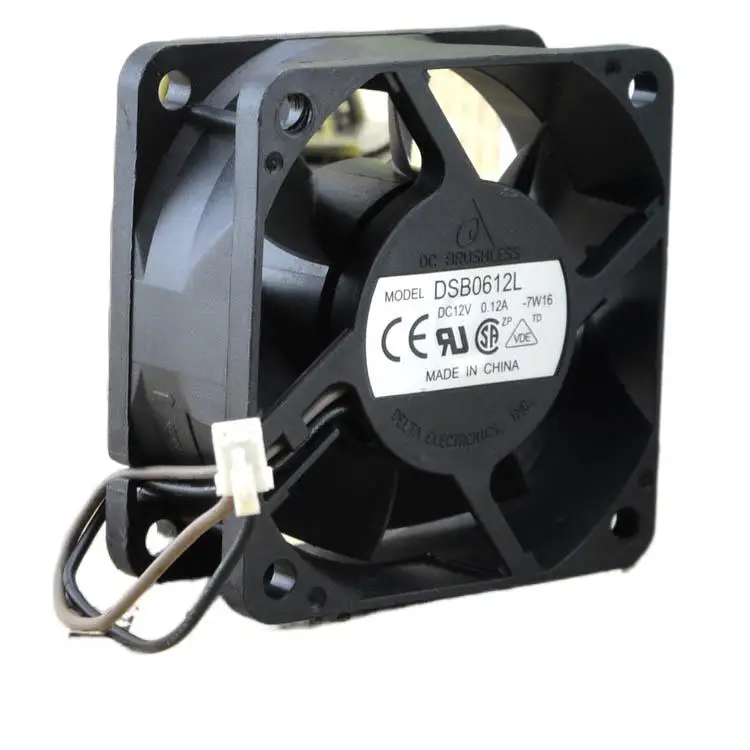 

Delta Delta DSB0612L 6 W63 6025 6CM 12V 0.12A Silent CPU Chassis Fan