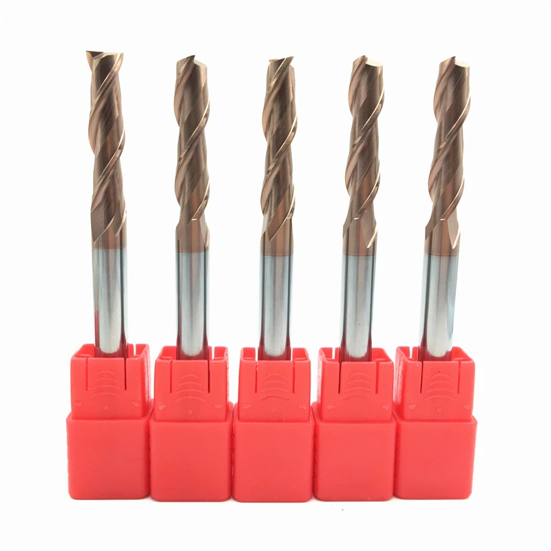 1PC HRC60 18มม.2F 3F 4F 100L เครื่องตัดอลูมิเนียมตัดใบพัดโลหะผสมแบน