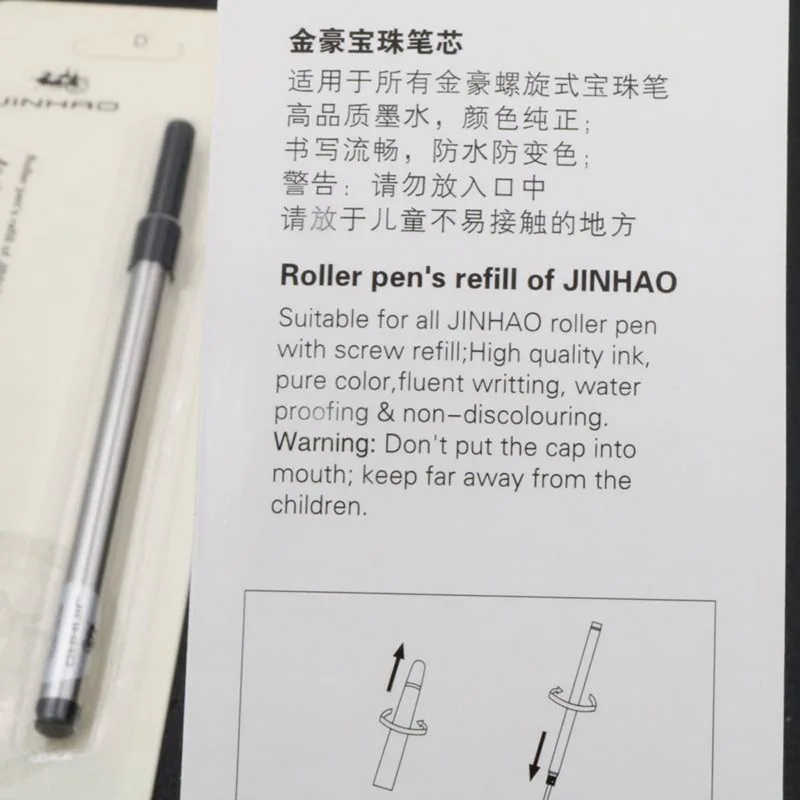 2Pc Jinhao Fit 159 599 189 950 Zwart Aanbieding Speciale Inkt Revolving Rollerball Penvullingen Briefpapier Kantoor Schoolbenodigdheden writin