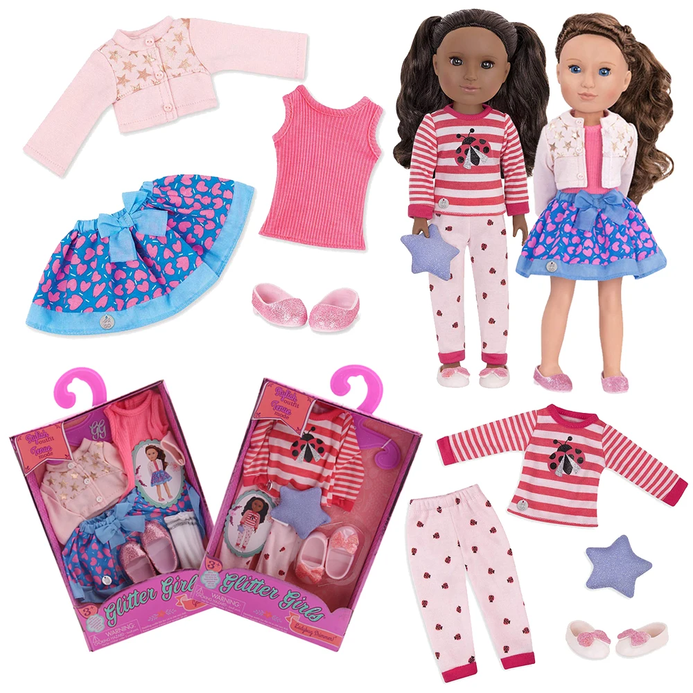 Doll Clothes Shoes Set Fit 14Inch Wellie Wishers&Nancy&EXO Doll,Toys For Children,32-34 Cm Paola Reina Dolls Doll Accessories