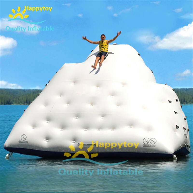 

Hot Sale Inflatable Floating Iceberg Water Isalnd Climbing Wall