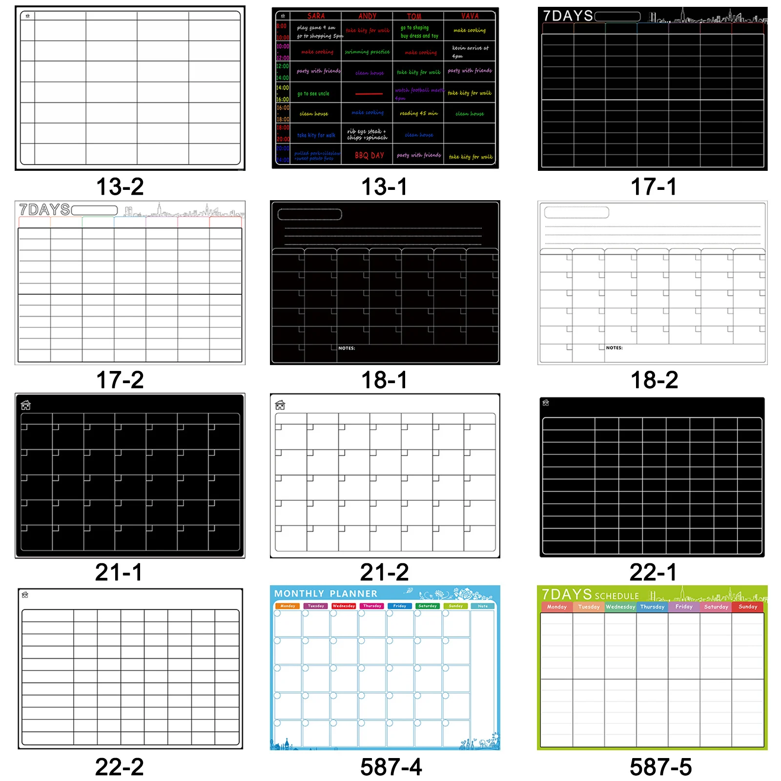 Magnetic Planner Reusable Roll Up White Board Erase Whiteboard 16.5*11.7 Inch for Home Office Schedule Marker маркерная доска