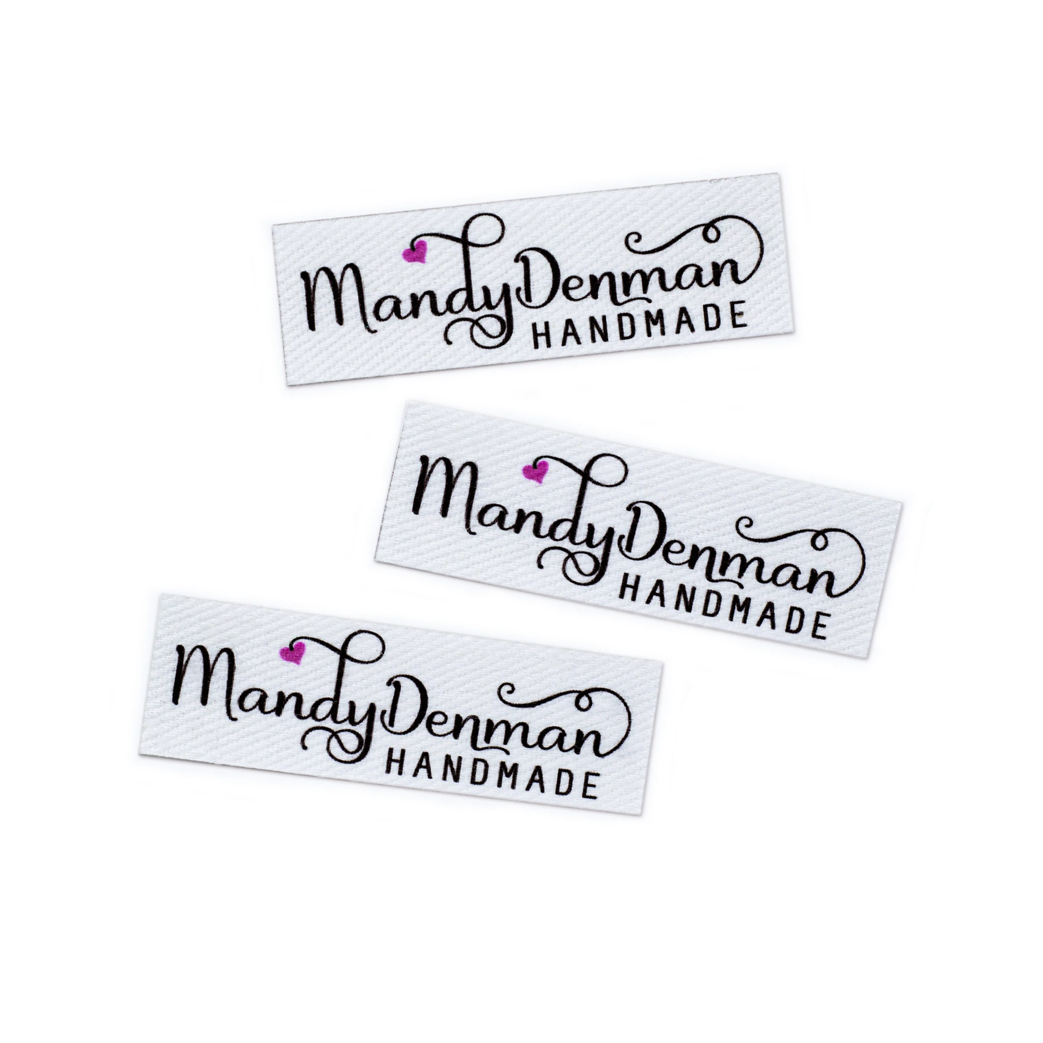 Custom logo labels, Name iron on label, Custom Clothing tags, Personalized Organic Cotton Labels（a43)