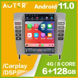 Tesla style Android 11 6+128GB Car Multimedia Player For Lexus SC430 GPS Navi Radio head unit