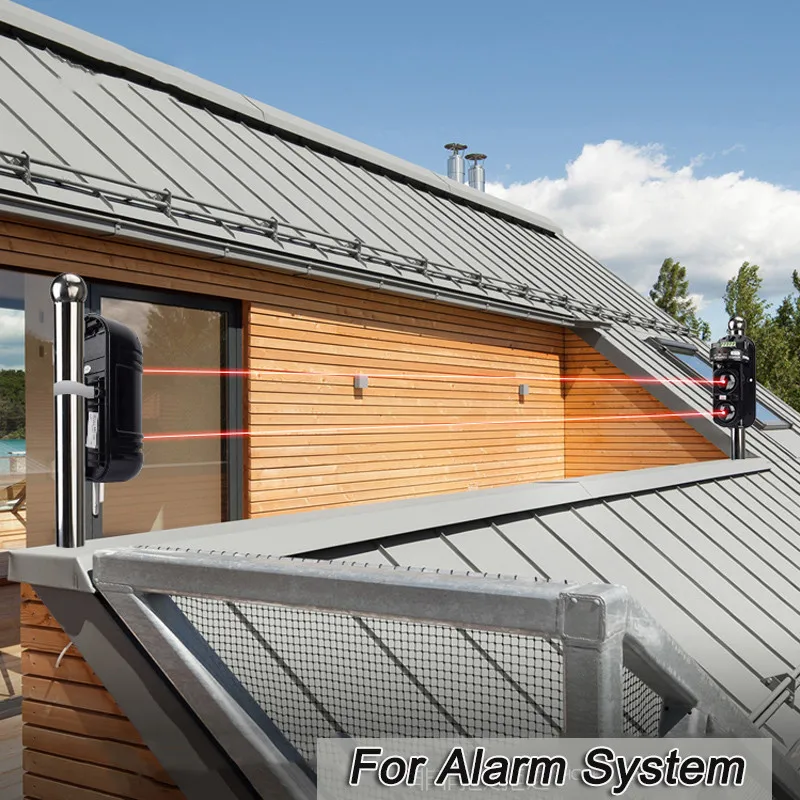 Kin Join Outdoor 20M ~ 150M Muur Gate Venster Optische Infrarood Dubbele Beam Detector