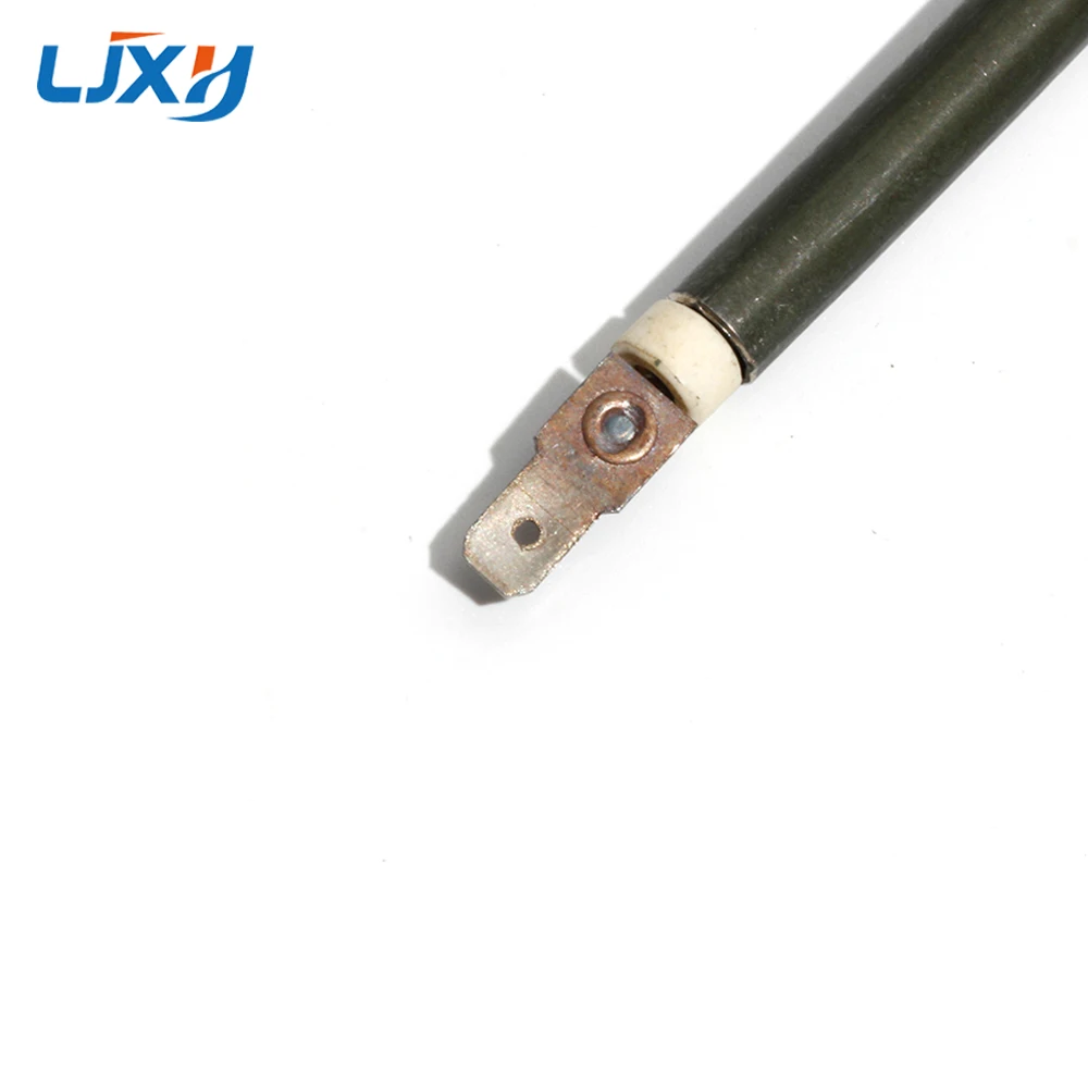 LJXH 2 PCS 440/450/480/500mm Green Heating Element with Round Metal Sheet for Electric Oven Electric Heat Tube by Annealing