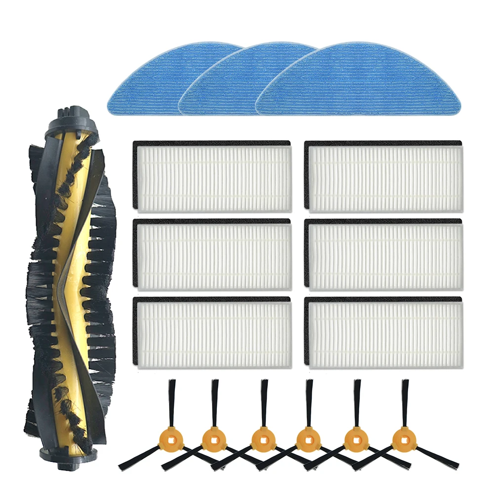 Cepillo principal de tela de mopa con filtro de alta eficiencia, accesorios para aspiradora Ecovacs Deebot N79S N79 Eufy RoboVac 11 11C