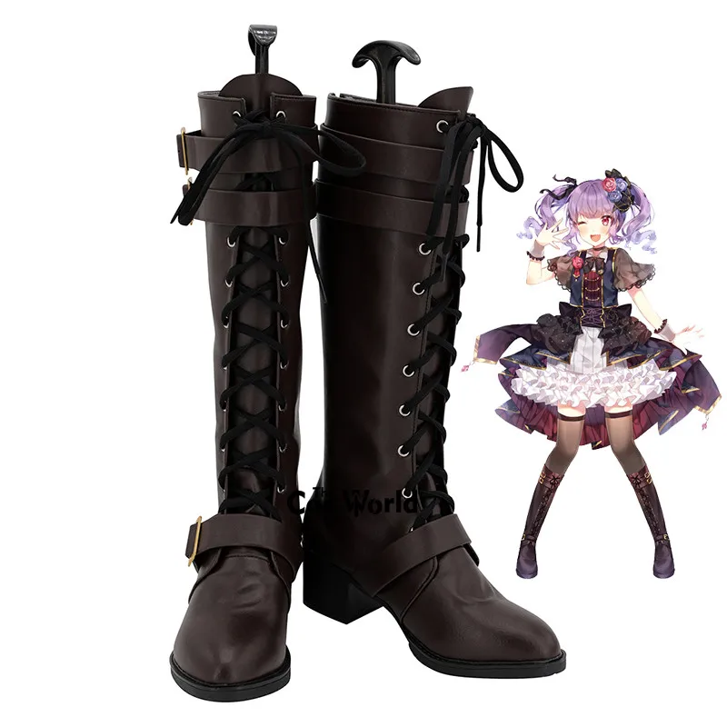 BanG Dream 7th LIVE Roselia Minato Yukina Anime Customize Cosplay Shoes Boots