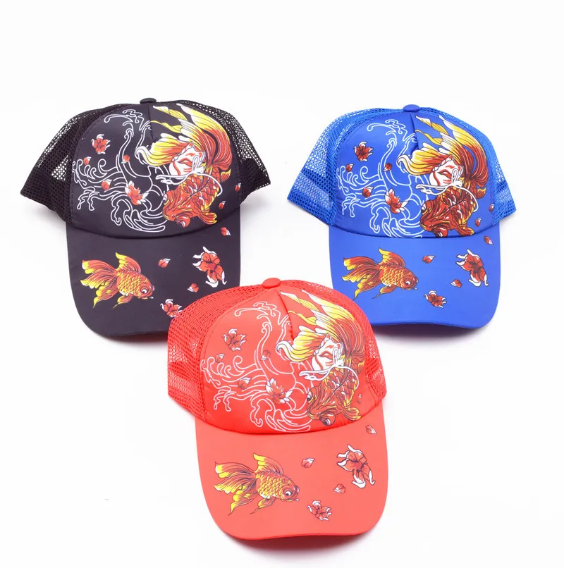 Sport Caps, Vissen Caps, Een Platte Pet, Een Ademende Vissen Cap, Outdoor Zonnehoed, Outdoor Visgerei Cap