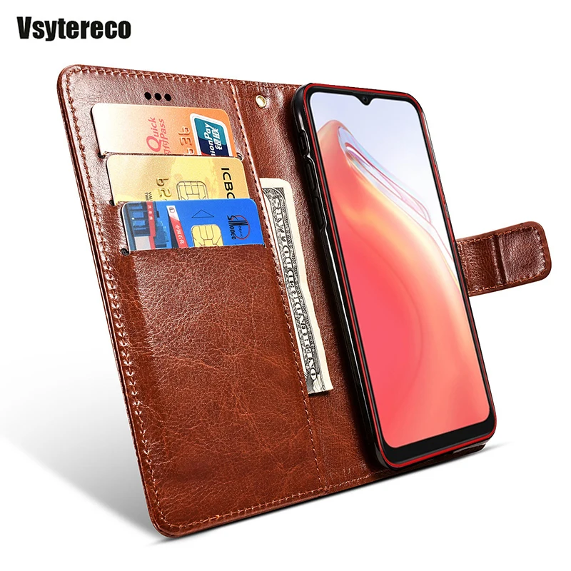 Plain Leather Wallet Men Case For Blackview A80s Pro A80Plus Flip Cover Dirt-resistant Phone Coque on Estuches BlackviewA70 Etui