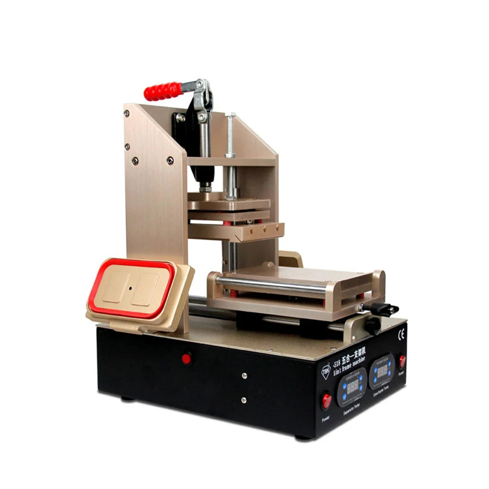 Tbk 518 5 In 1 Telefoon Vergadering Een-Frame Midden Frame Lcd Sparator Oca Glup Remover Frame Press Voor samsung En Andere Telefoon