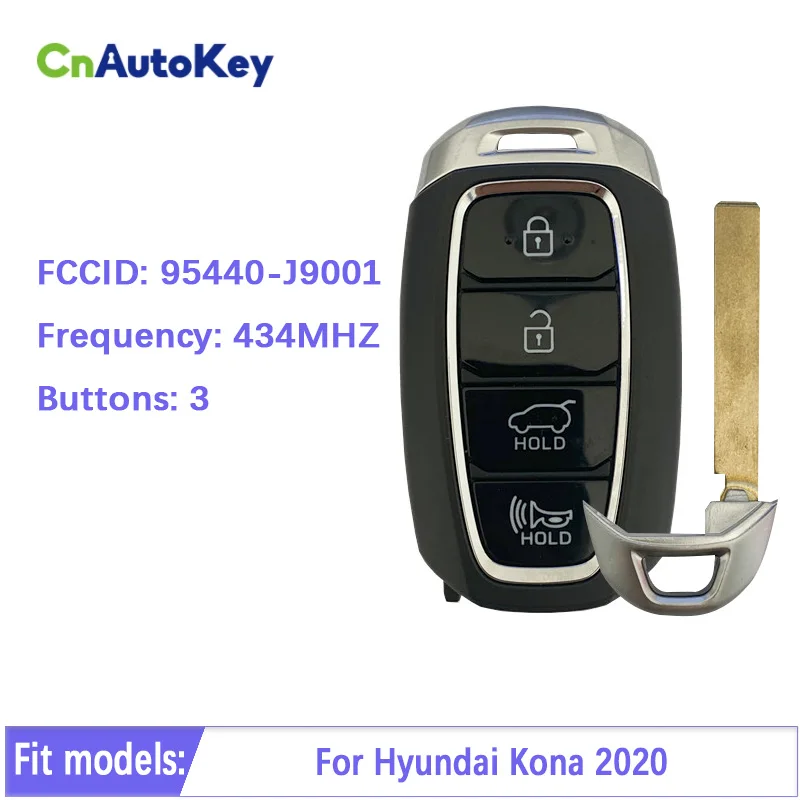 95440-J9001 For Hyundai Kona 2020 Smart Remote Key 4 Buttons 433MHz CN020161