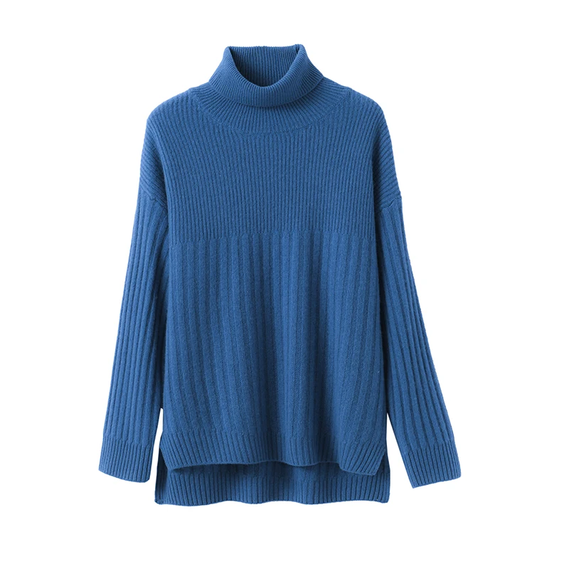 Cashmere 2021 Basic Turtleneck Women Sweaters Fall Winter Thick Warm Pullover Slim Tops Ribbed Knitted Sweater Jumper Soft Pull