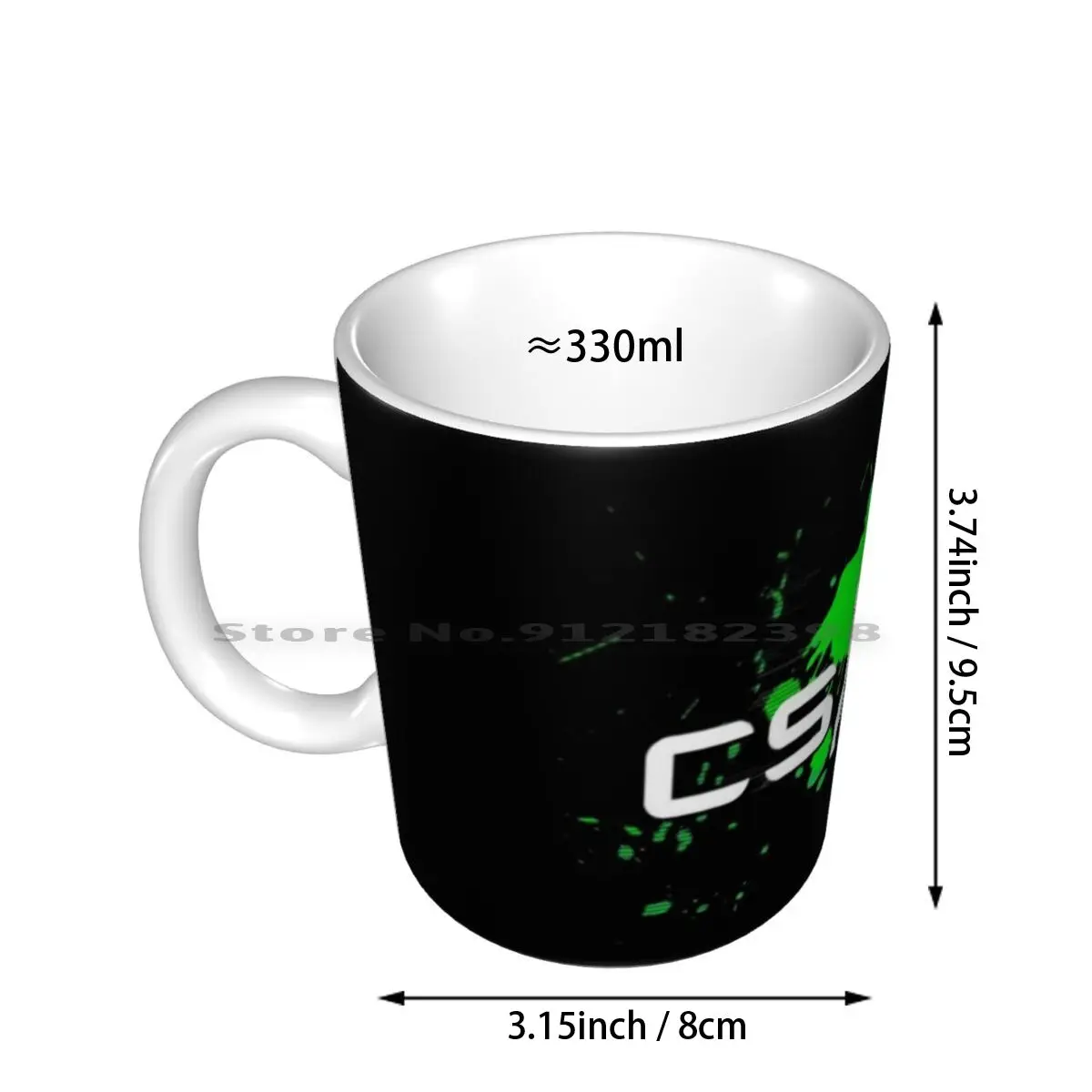 Cs Go-Its Face And Back Are Turned Ceramic Mugs Coffee Cups Milk Tea Mug Cs Go Csgo Counter Strike Cs Counter Strike Game Ct