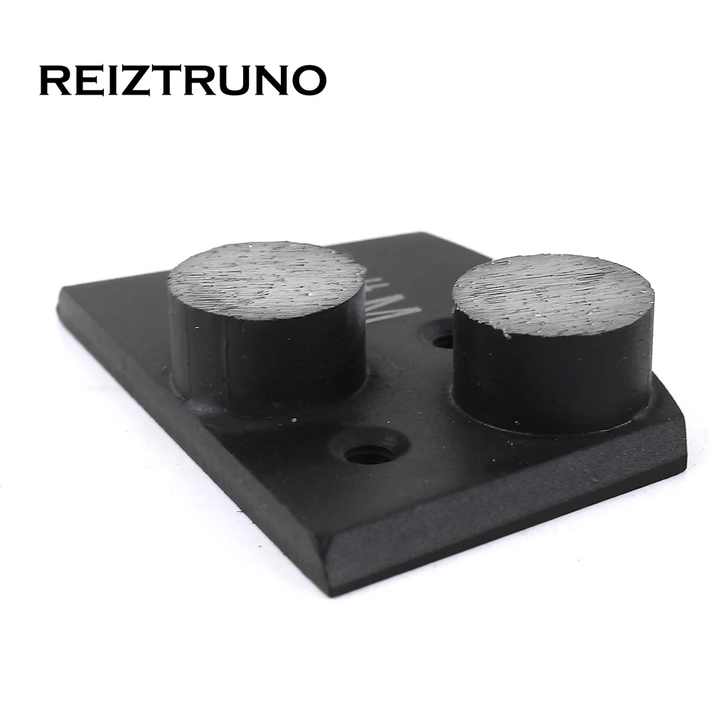 REIZTRUNO 1 piece  two botton segments diamond Floor Grinding Shoes for concrete,Lavina  grinding tools Floor Polishing Block