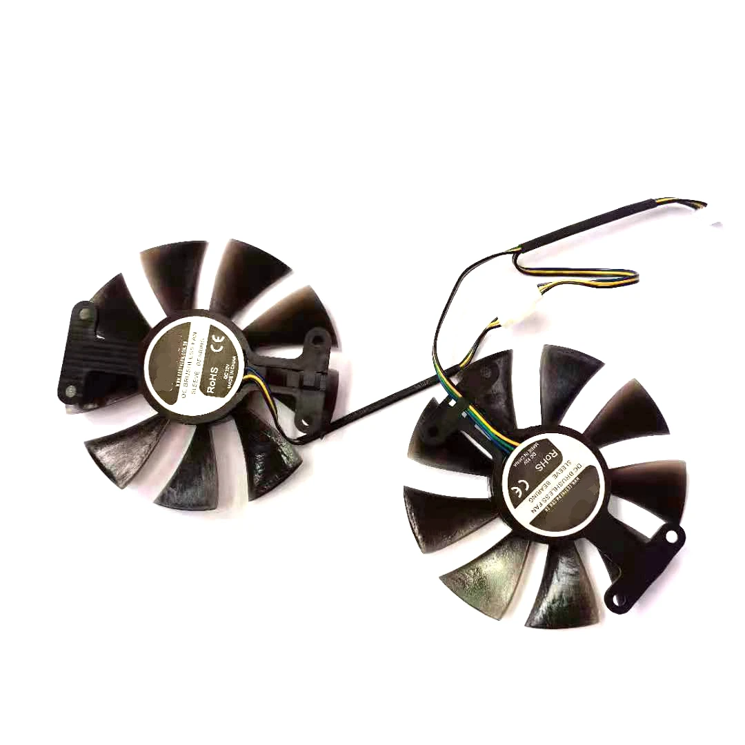 GA91S2U GeForce GTX950 GTX960 GTX1060 85mm 4pin 72x24mm For Radeon Red Dragon AX RX 470 RX480 RX 580 graphics card fan