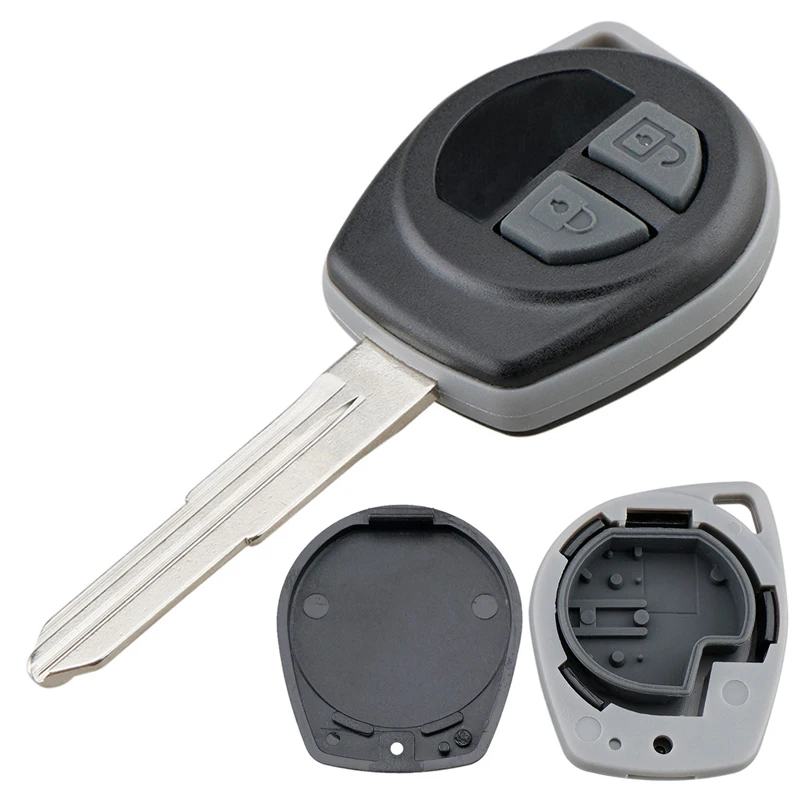 2 botones para mando a distancia de coche, funda para llave, hoja HU87/SZ11R, apta para SUZUKI IGNIS ALTO SX4 VAUXHALL AGILA Vitara Swift Liana