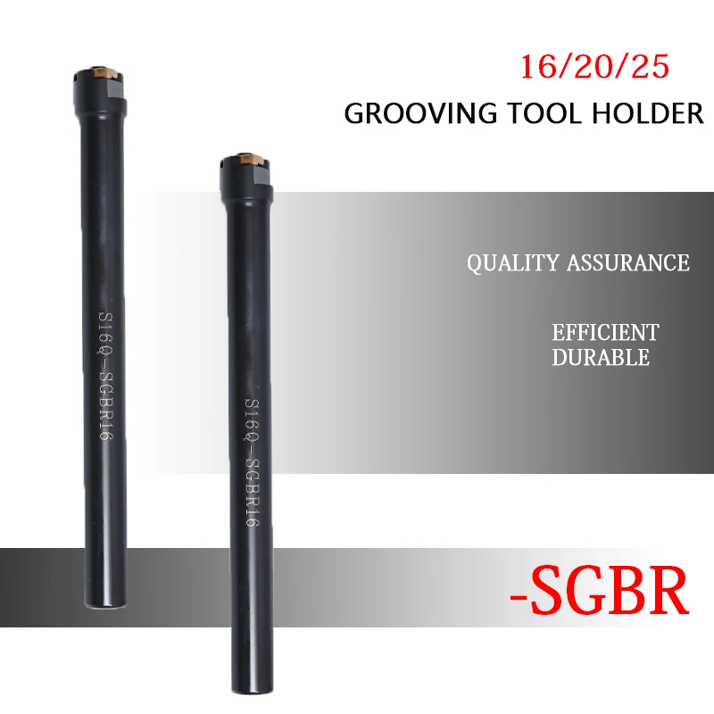 Portaherramientas de ranurado interno S16Q-SGBR16 S20R S25S SGBL16 SGBR CNC, torno de ranurado para insertos de carburo TGF32, 1 ud.