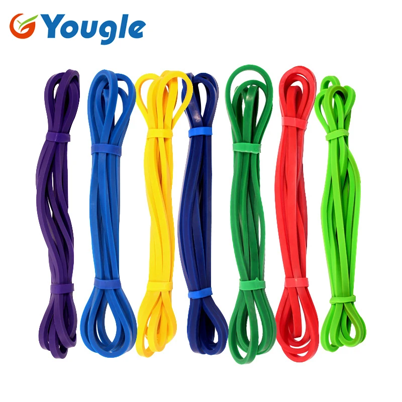 YOUGLE Fitness Equipment Cross Fit Loop Pull Up Physical Resistance Bands 9 Colors Rubber Expander Bands Pull belt 208cm