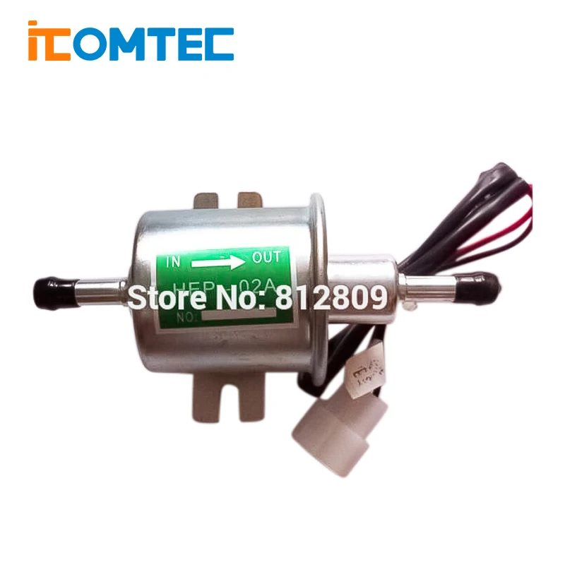 

Universal diesel petrol gasoline 12v electric fuel pump HEP-02A low pressure For most car Carburetor Motorcycle ATV