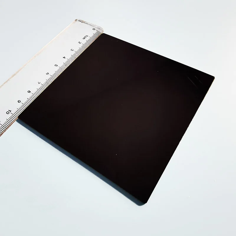 1PCS 365nm UV Pass Ultraviolet Filter Black Glass ZWB2 100X100X3mm 50x50x2mm Visible Light Cut UG1 For For Flashlights