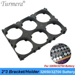 Turmera 32650 32700 33140 Lifepo4 Battery Bracket 2*3 Holder Assemble for Electric Boat Uninterrupted Power Supply 12V Battery U