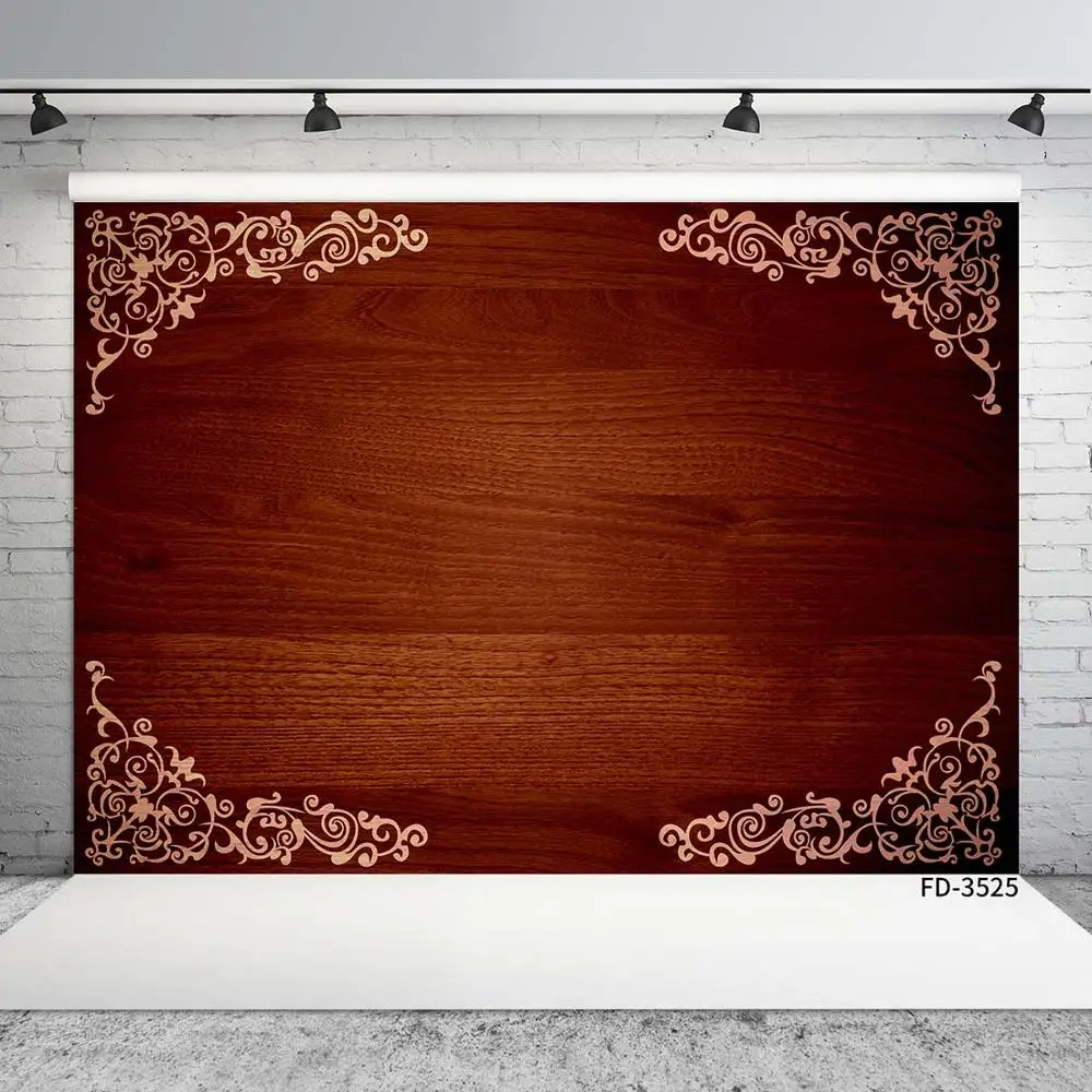 ヴィンテージ装飾模様の木製ボード写真撮影の背景ビニール背景写真スタジオ子供のペットのおもちゃ写真撮影
