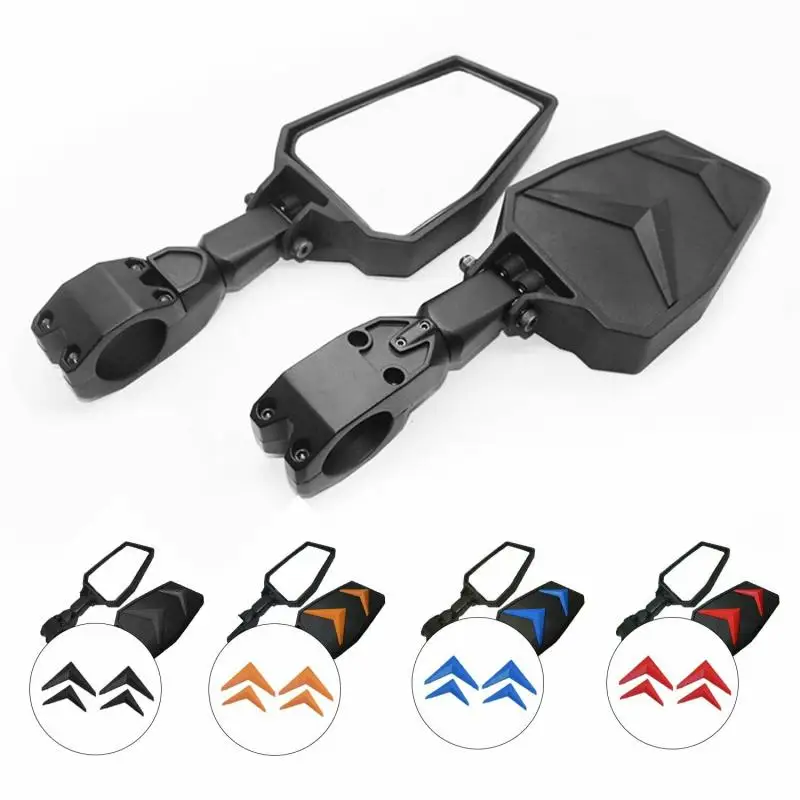 

1.75inch ATV UTV Side Rearview Mirror Bar End Universal For Polaris RZR 900 Ranger XP 1000 Can-am Maverick X3 Yamaha Rhinos