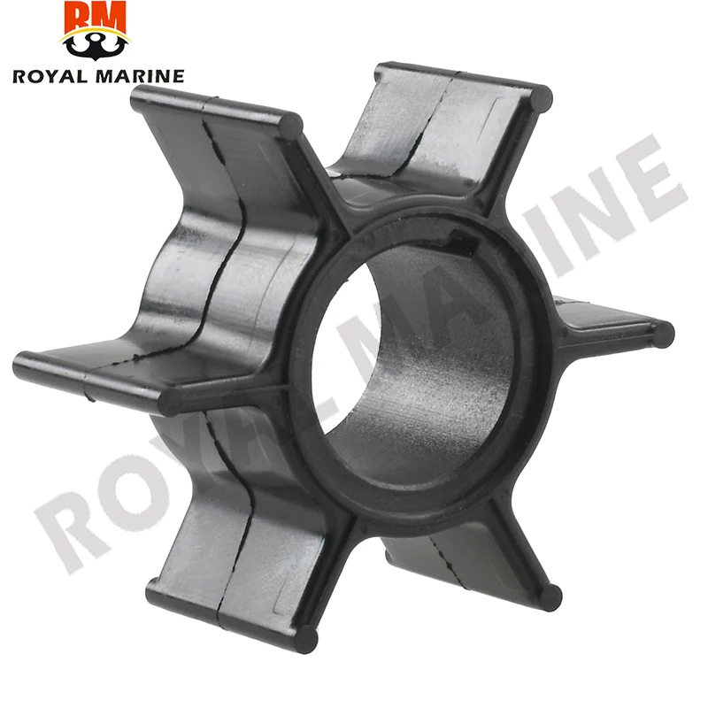 345-65021 Water Pump Impeller For Tohatsu & for Mercury 25/30/40HP 345-65021-0 18-8923 Rubber Black Diameter 4.4cm 6 Blade