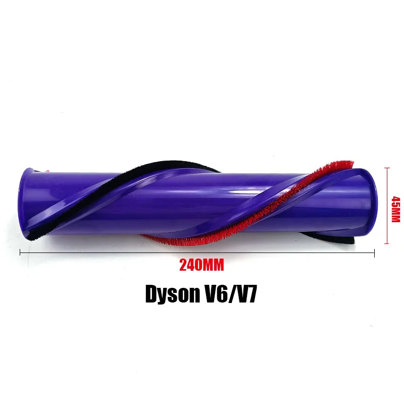 อะไหล่เปลี่ยนสำหรับเครื่องดูดฝุ่น Dyson V6 V7ขับตรงพื้นแปรงกลิ้งคาร์บอนไฟเบอร์อุปกรณ์เสริมหัวมอเตอร์บาร์