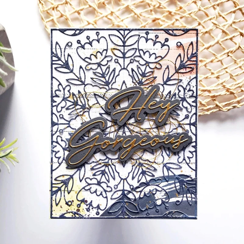 PFS New Layering Metal Cutting Dies Scrapbooking For Paper Making Flower Background Card Frame Stencil Craft Set Dies Cuts