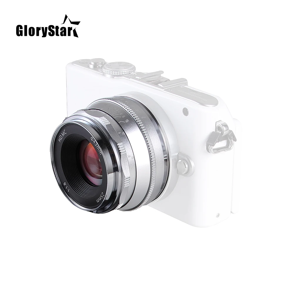 25mm F1.8 Prime Objektiv Manueller Fokus für Sony E-mount Spiegellose Kamera A6500 A6000 A5100 A5000 NEX7 NEX6 NEX5 F3K 5KNACTR A7 SR II
