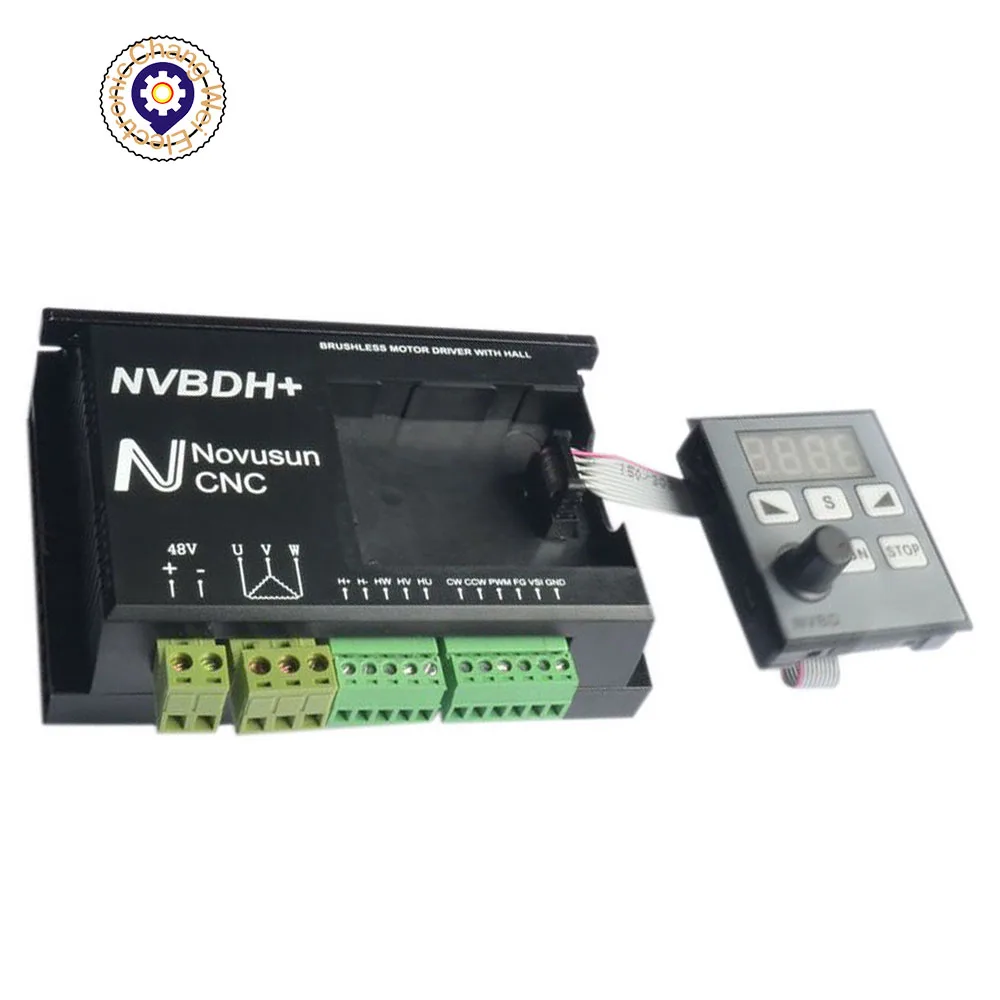 Fresatrice CNC mandrino NVBDH NVBDL motore brushless DC corrispondente azionamento con display digitale controller 400W