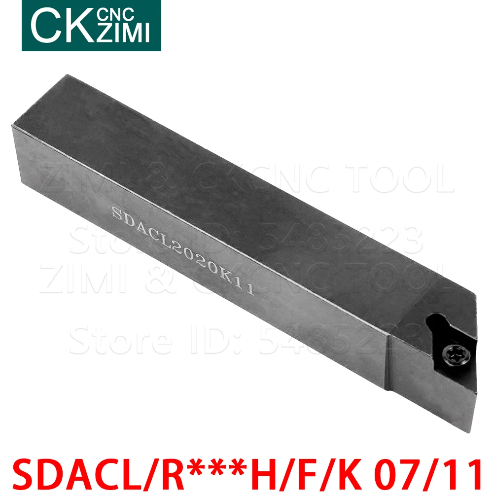 SDACL SDACR 0808H07 0808F07 1010H07 1212H07 1212H11 1616H11 2020K11 zewnętrzne narzędzia tokarskie uchwyt na DCMT oprawka 07 11 wkładki z węglików spiekanych